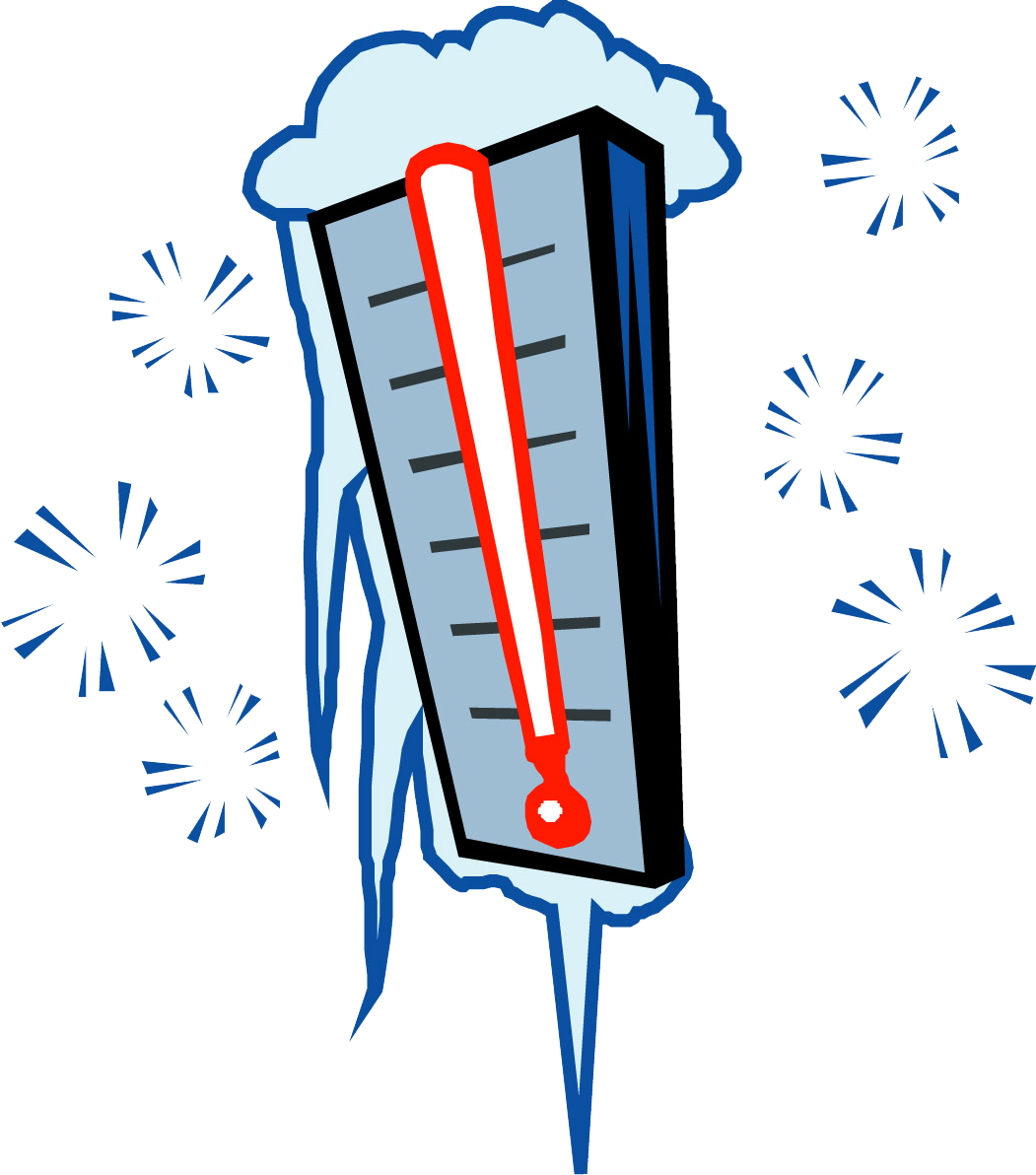 Freezing Thermometer Graphic