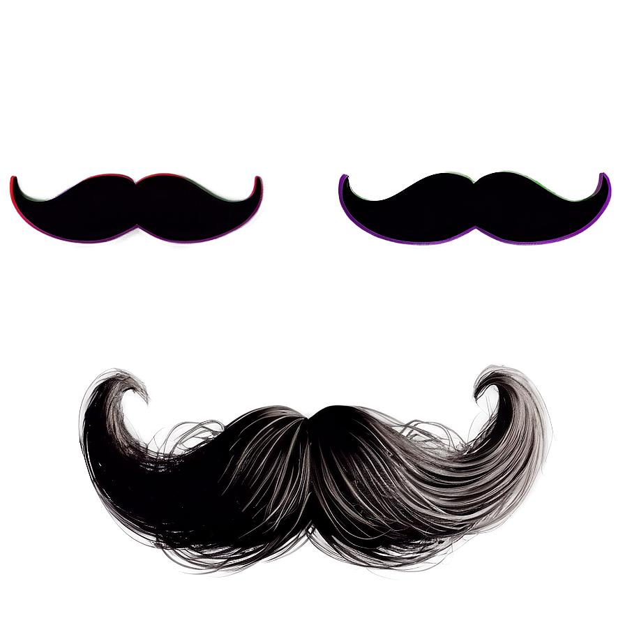 French Artist Mustache Png Wdn