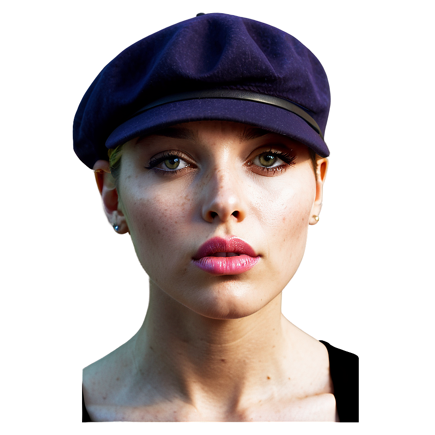 French Beret Fashion Icon Png 06132024