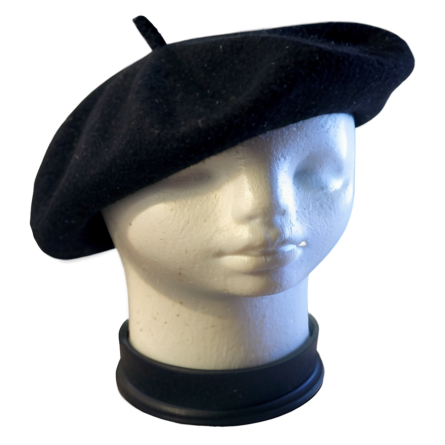 French Beret Fashion Icon Png Qeu