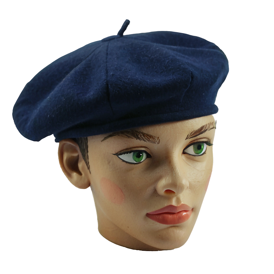 French Beret Front View Png Gra