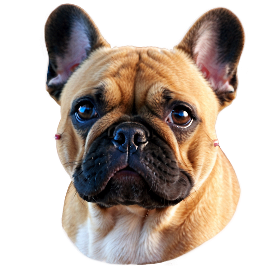 French Bulldog Face Png Pen