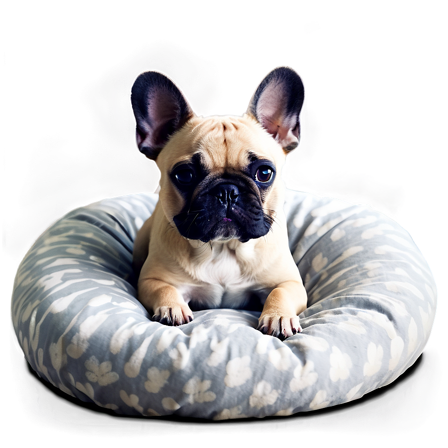 French Bulldog In Bed Png 77