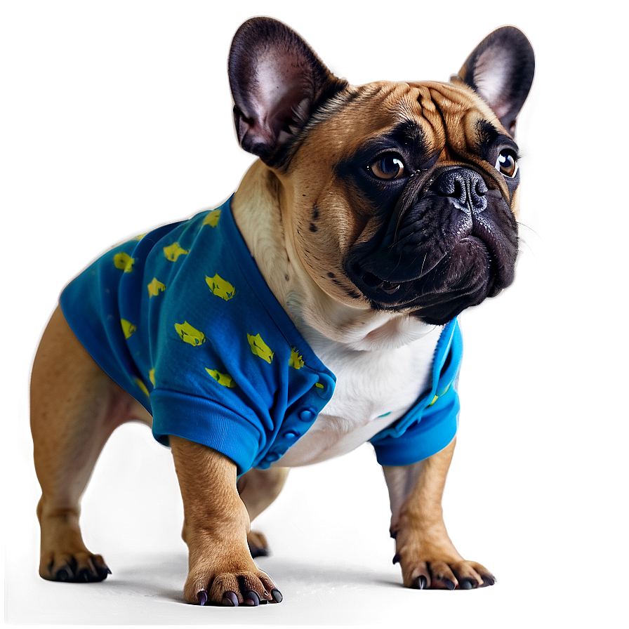 French Bulldog In Clothes Png 1