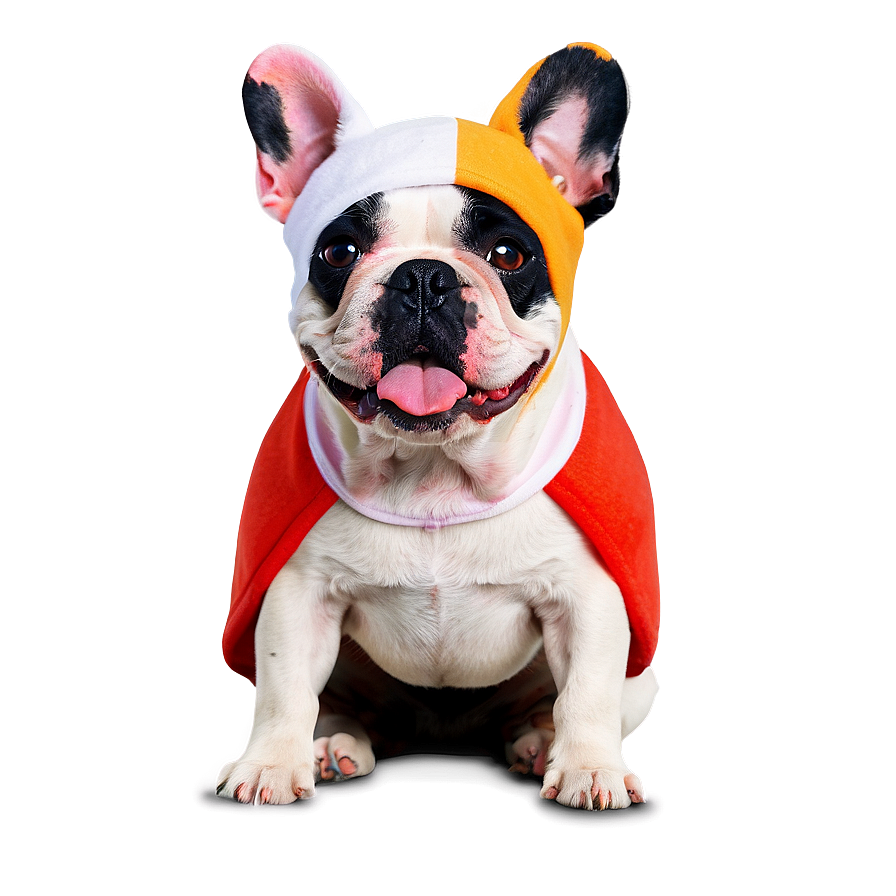 French Bulldog In Costume Png 9