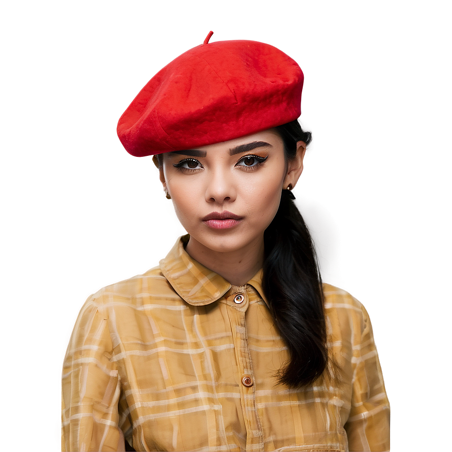 French Fashion Beret Png 06132024