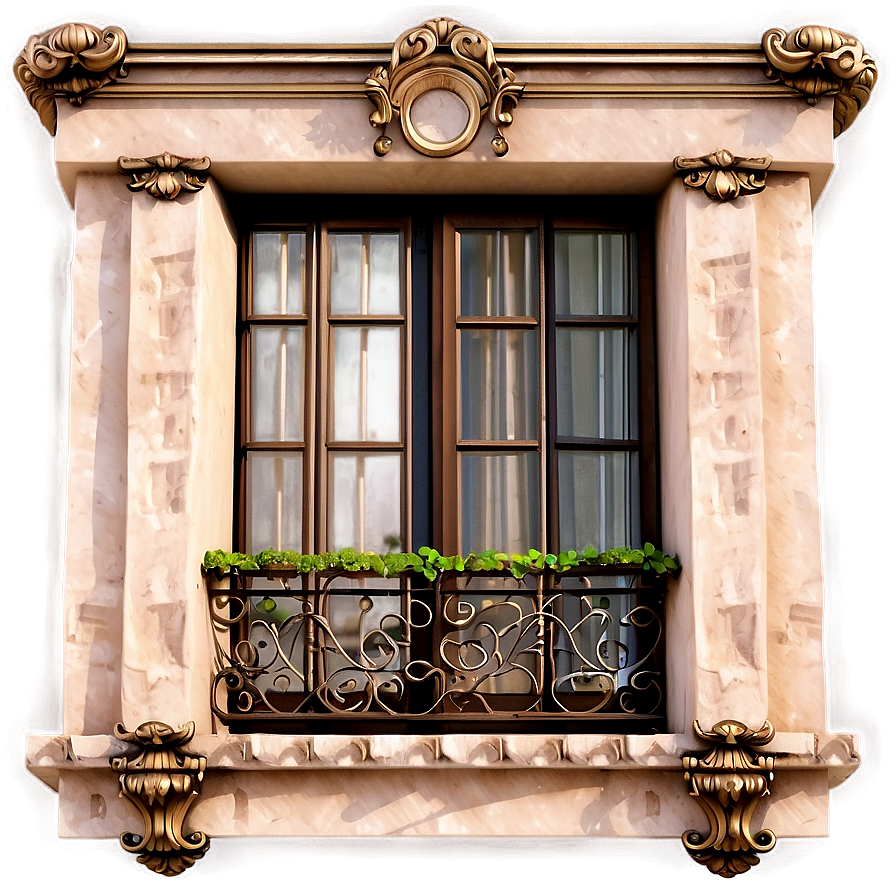 French Style Balcony PNG cup48 PNG with transparent background