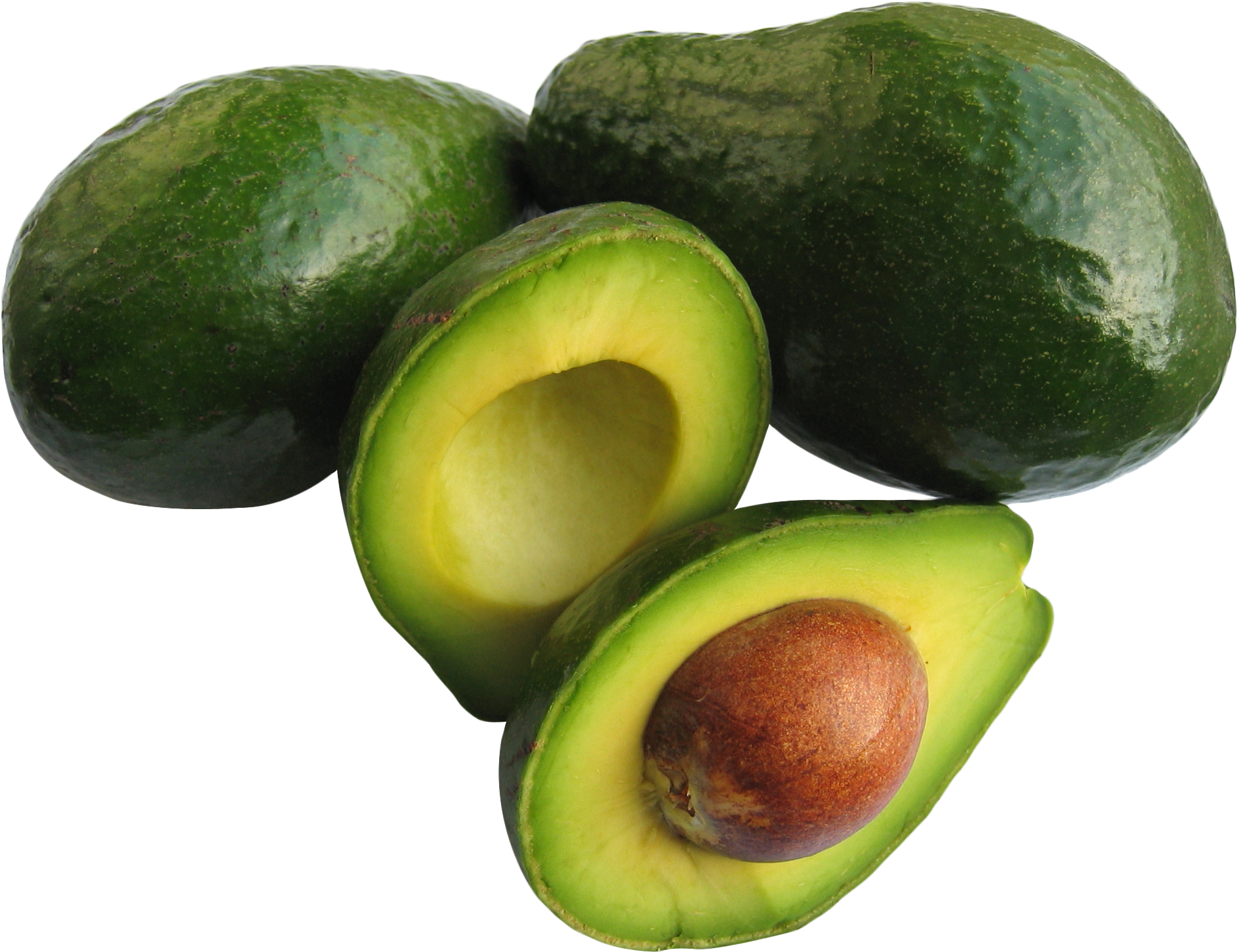 Fresh Avocado Halvedand Whole