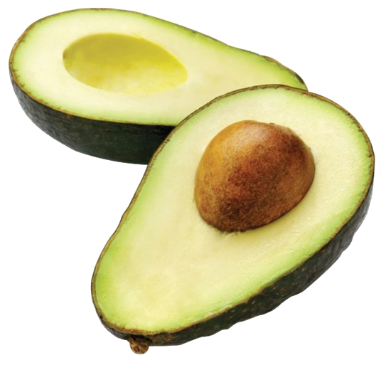 Fresh Avocado Halves Transparent Background