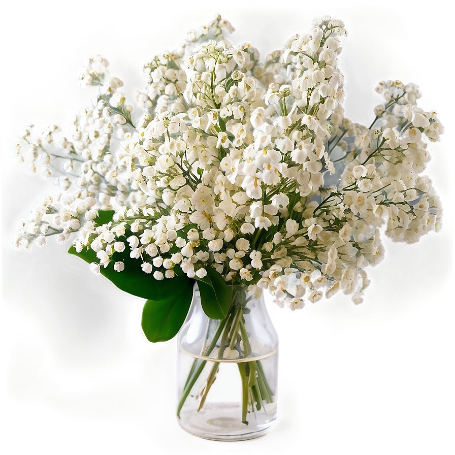 Fresh Baby's Breath Arrangement Png 06212024