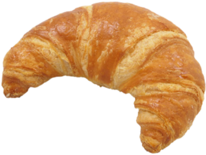 Fresh Baked Croissant Isolated