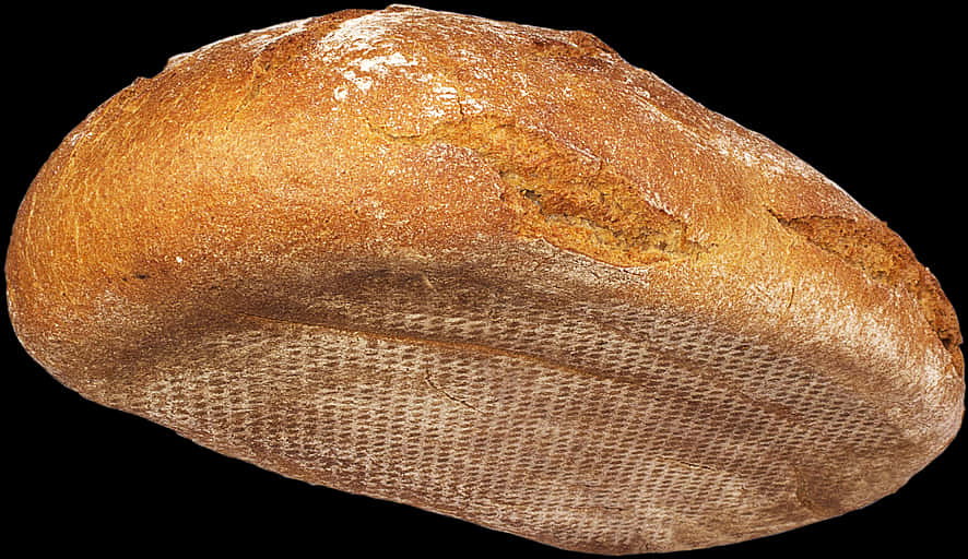 Fresh Baked Loafof Bread PNG with transparent background