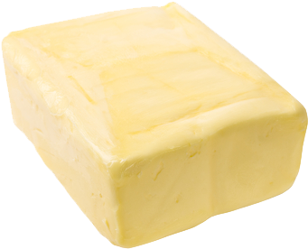Fresh Butter Block PNG with transparent background