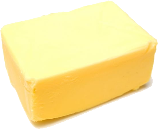 Fresh Butter Block PNG with transparent background