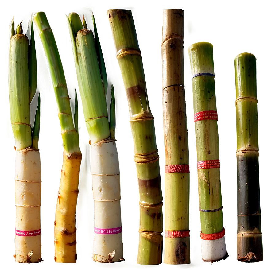 Fresh Cut Sugarcane Selection Png Qof89