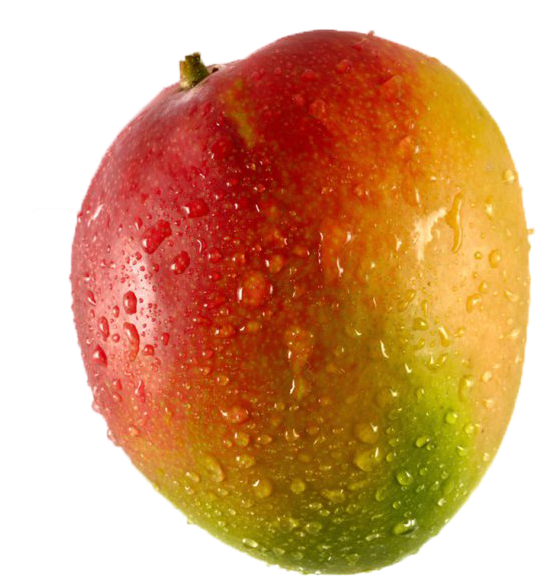 Fresh Dew Kissed Mango PNG with transparent background
