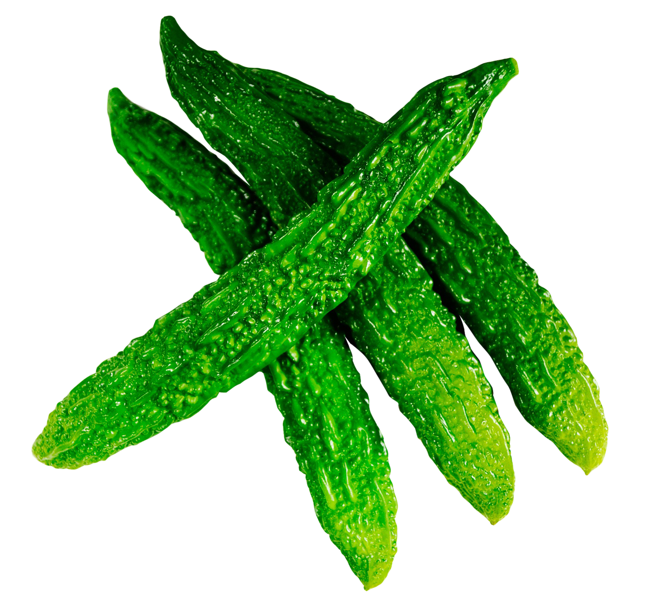 Fresh Dewy Cucumbers PNG with transparent background