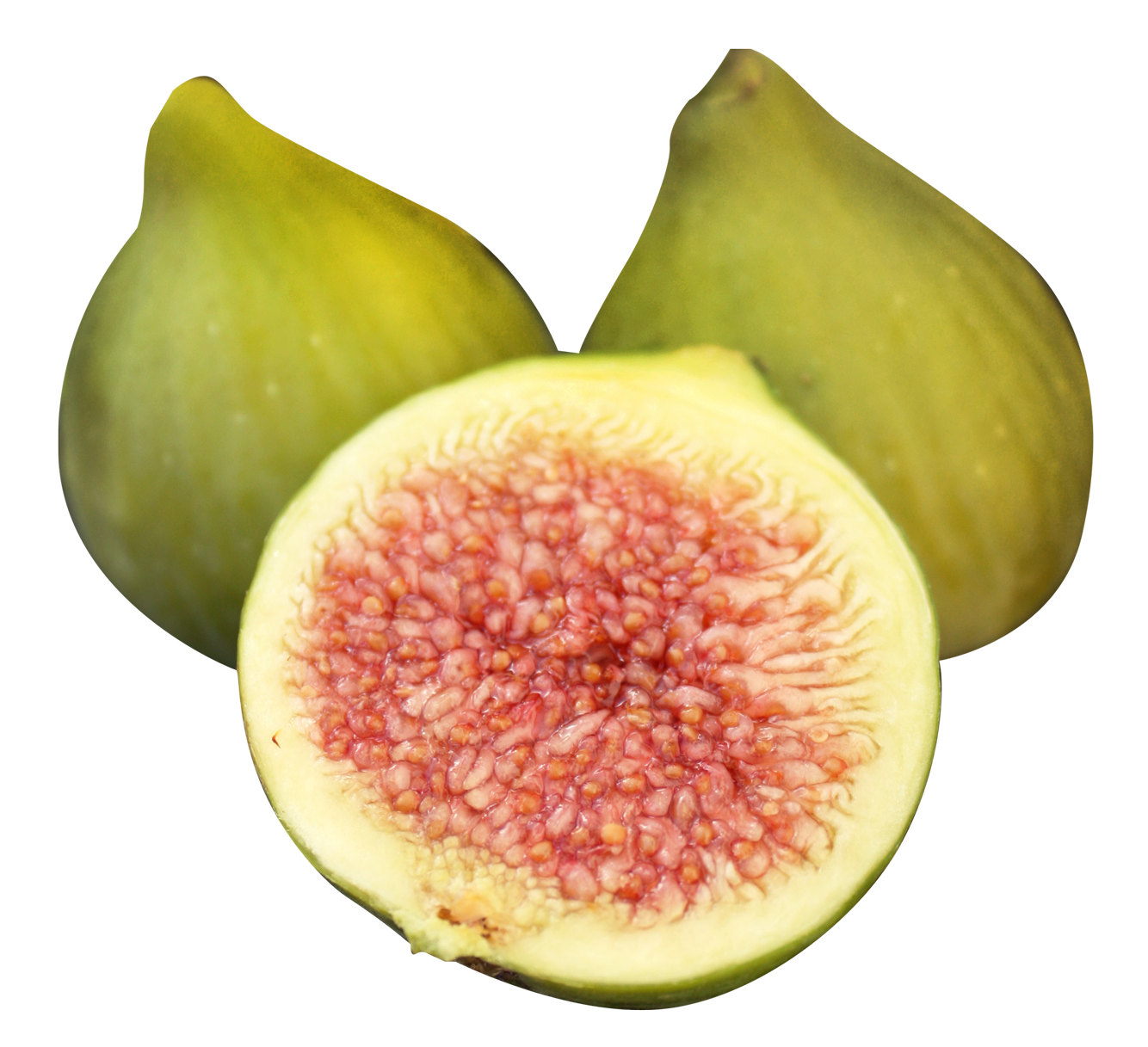 Fresh Fig Fruit Halved 1334x1217 PNG image with a transparent background, free high-resolution download