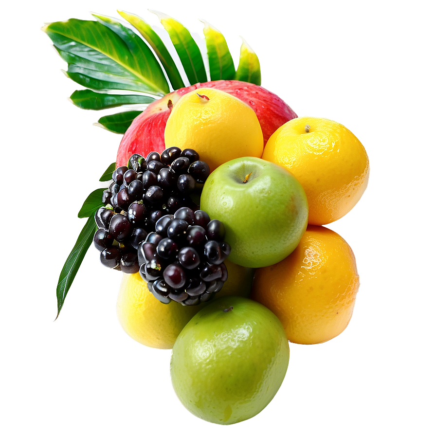 Fresh Fruit Assortment PNG 05212024 PNG with transparent background