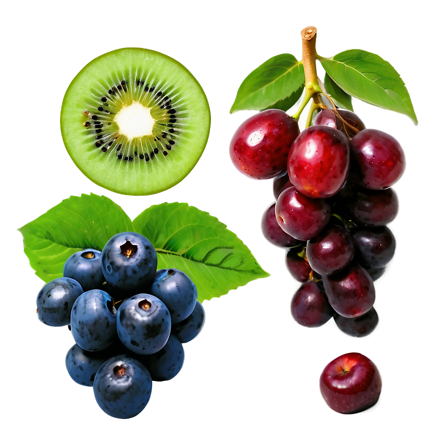 Fresh Fruit Assortment PNG 52 PNG with transparent background