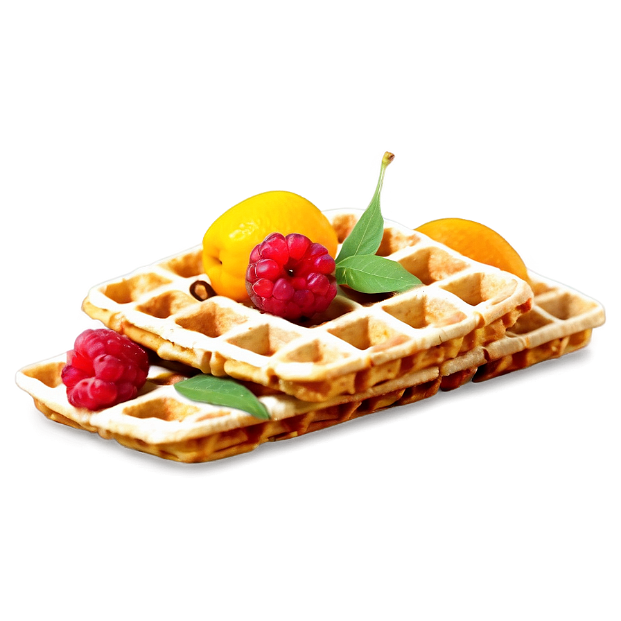 Fresh Fruit Waffle Png Ppa