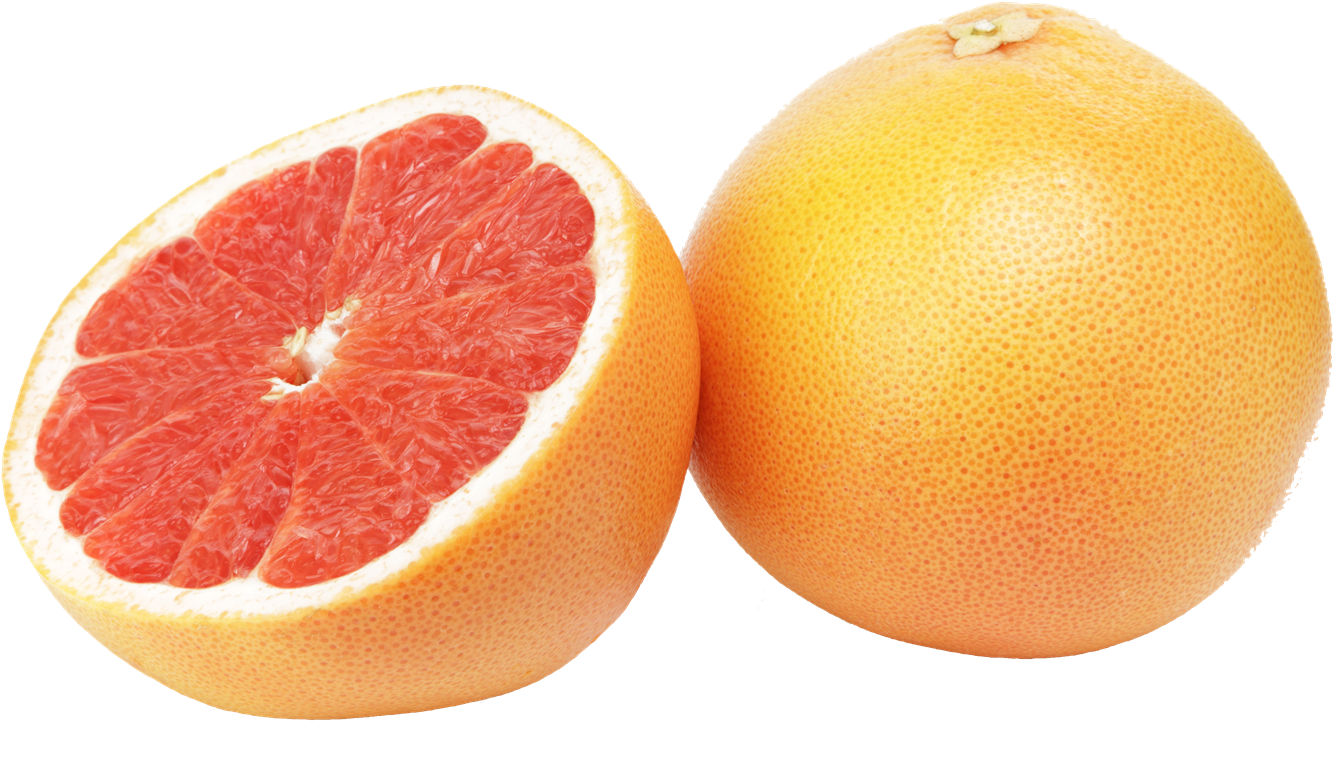 Fresh Grapefruit Halvedand Whole