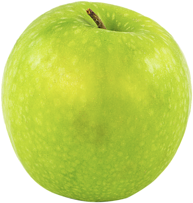 Fresh Green Apple Isolated PNG with transparent background