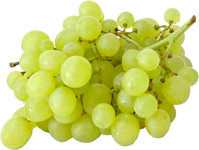 Fresh Green Grapes Cluster.png