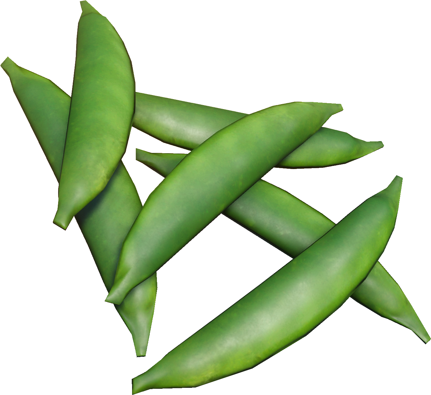 Fresh Green Pea Pods