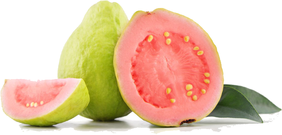 Fresh Guava Fruit Cutand Whole