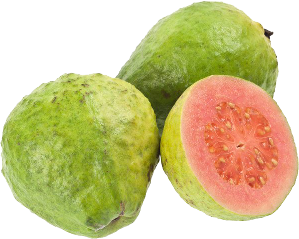 Fresh Guava Fruit Cutand Whole