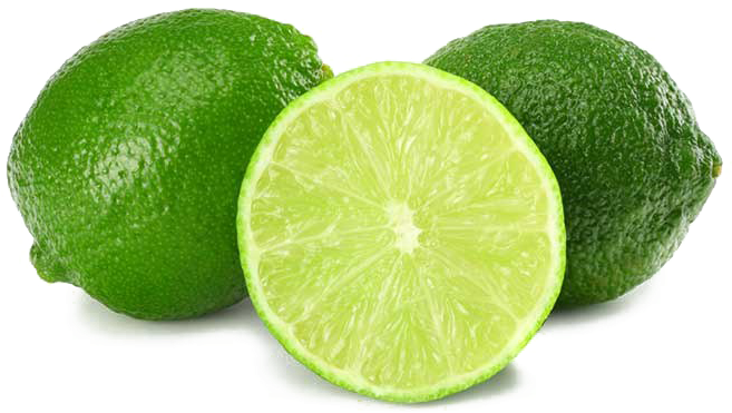 Fresh Limes Wholeand Halved