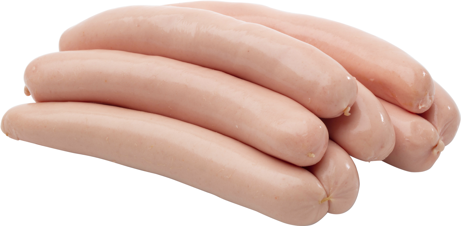 Fresh Link Sausages Isolated