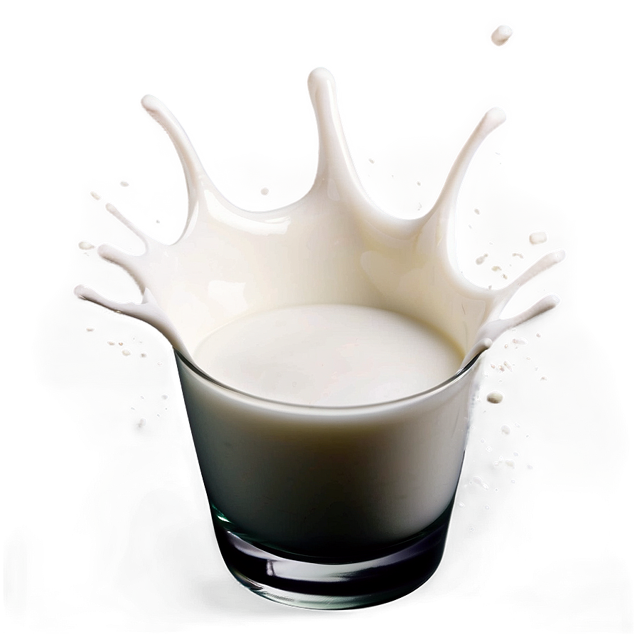 Fresh Milk Splash Png 05252024