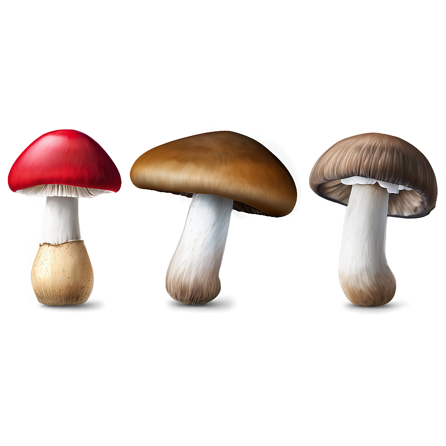 Fresh Mushrooms PNG  05242024 PNG with transparent background