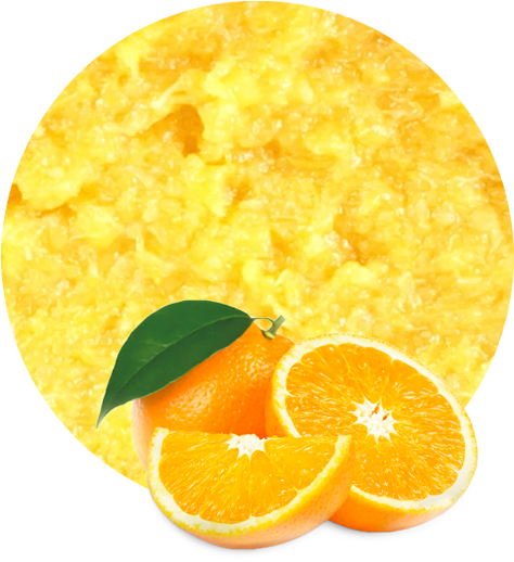 Fresh Orange Slice Juice Background