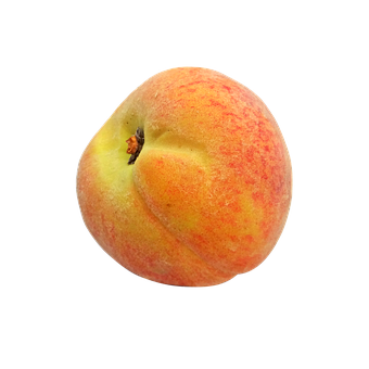 Fresh Peach Black Background