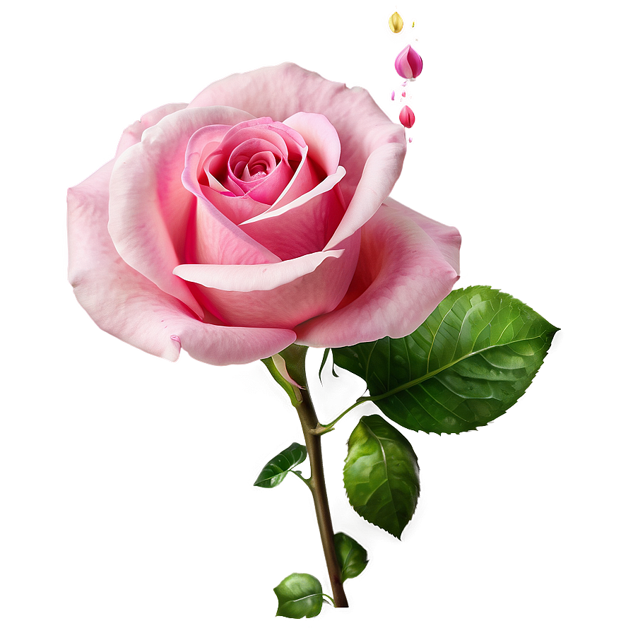 Fresh Pink Rose Png Ijs29