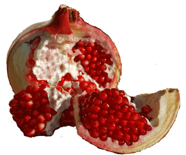 Fresh Pomegranate Open Split