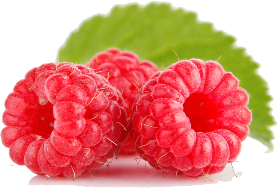 Fresh Raspberrieswith Leaf.png