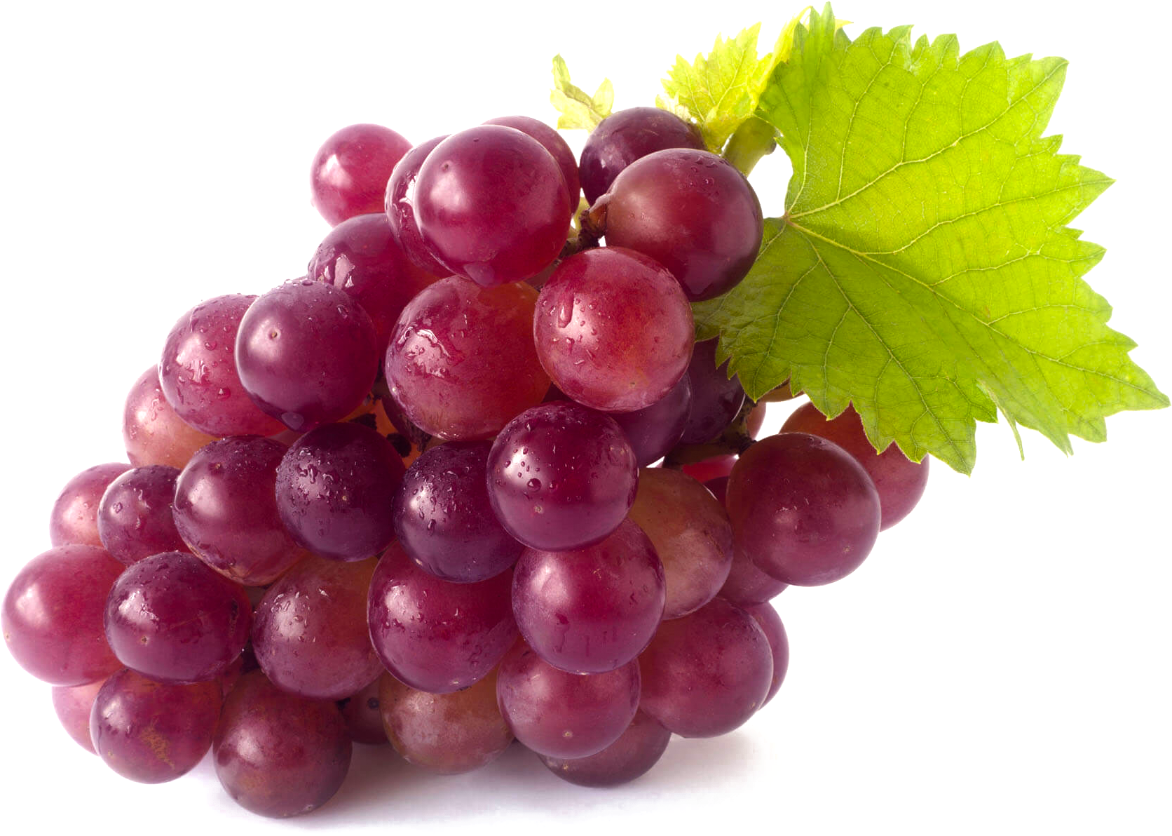 Fresh Red Grapes Cluster.png