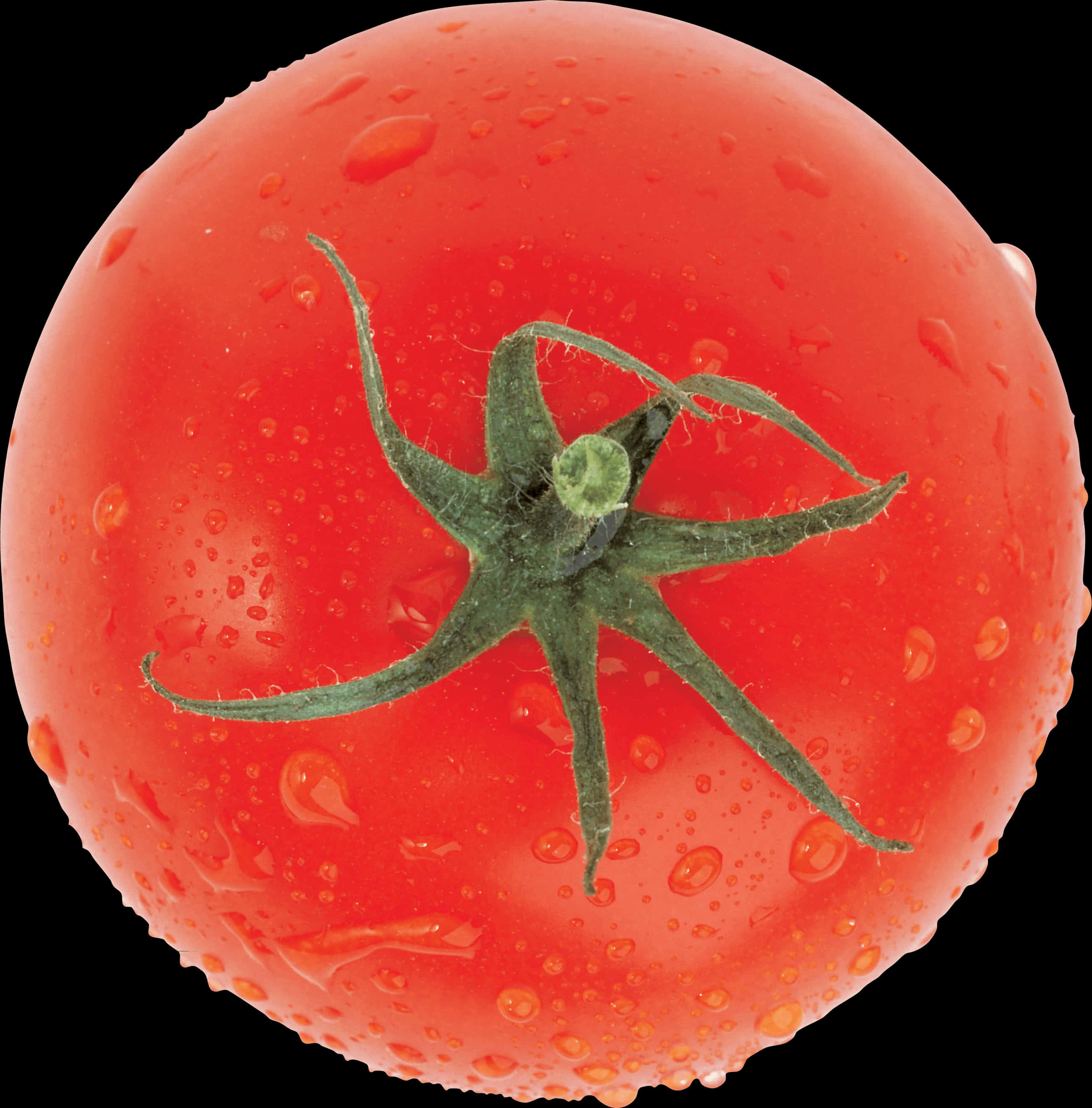 Top View Fresh Tomato - Tomato, HD Png Download PNG with transparent background