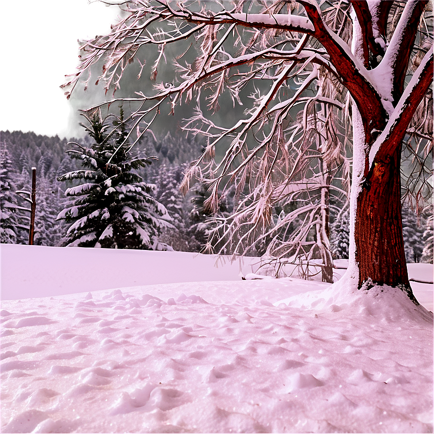 Fresh Snowfall Background Png 41