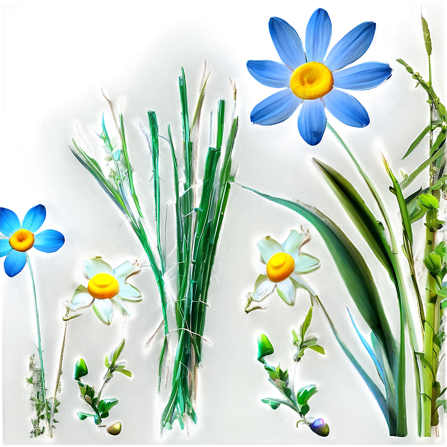 Fresh Spring Meadow PNG 05212024 PNG with transparent background