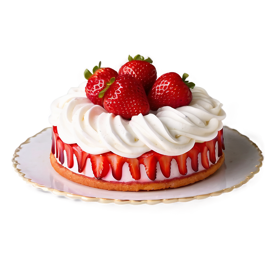 Fresh Strawberry Cake PNG 88 PNG image with a transparent background, free high-resolution download