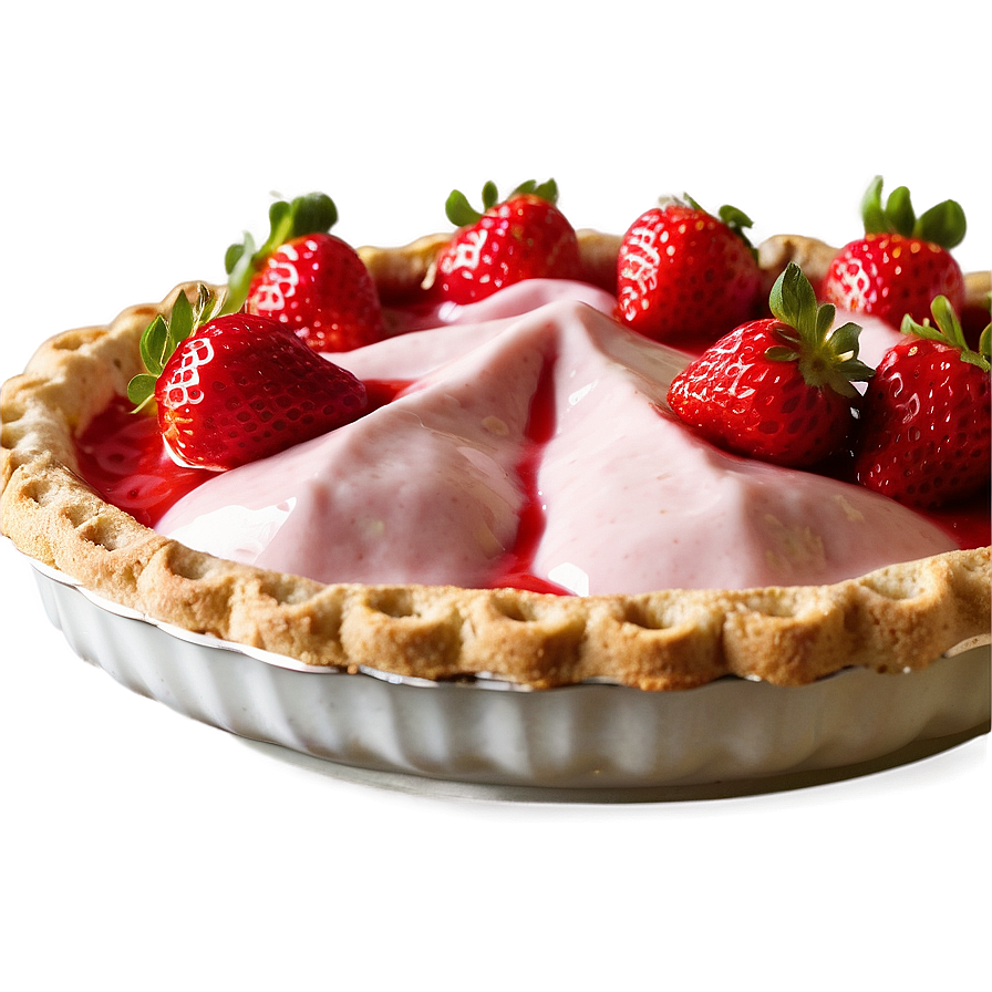 Fresh Strawberry Pie Png 42