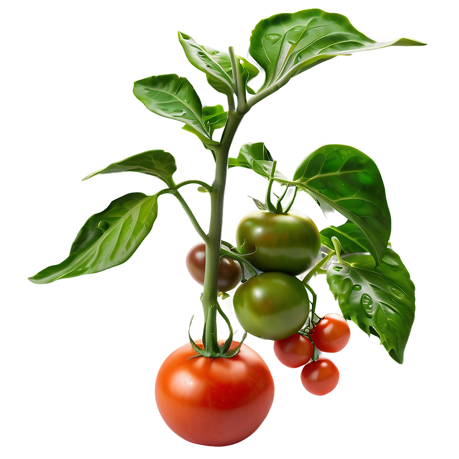 Fresh Tomato Plant PNG dvb PNG image with a transparent background, free high-resolution download