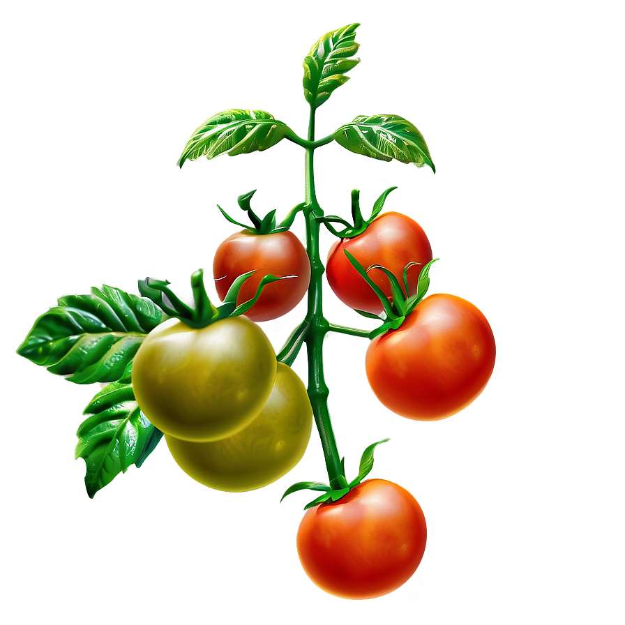 Fresh Tomato Plant PNG mmy7 PNG image with a transparent background, free high-resolution download