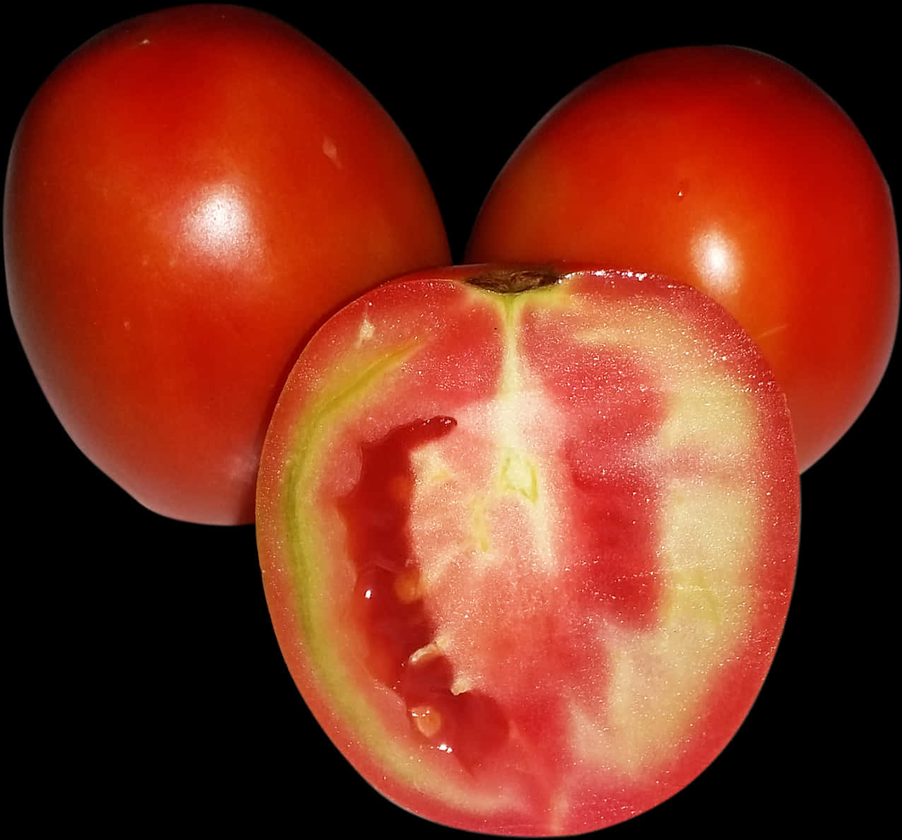 Fresh Tomatoesand Sliced Half