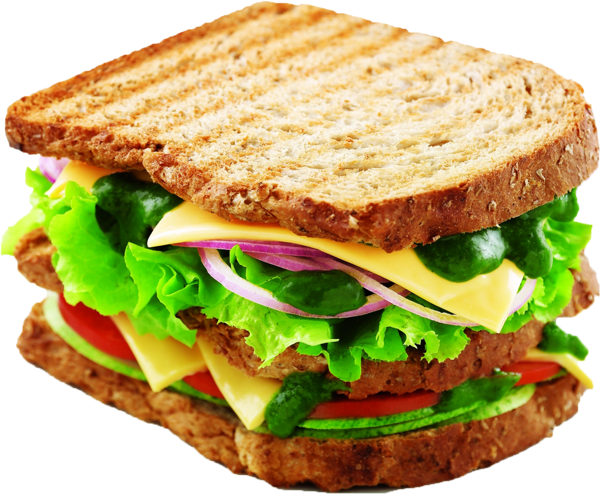 Burger And Sandwich Transparent File - Veg Sandwich Png, Png Download PNG with transparent background